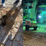 Descubrieron un túnel de 150 metros de largo para robar un banco en San Isidro