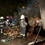 Explotó un camión con productos lácteos en Lanús