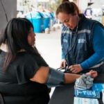 Lomas: realizan controles de salud y vacunación en la peatonal Laprida
