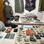 Secuestran un arsenal y objetos vinculados al nazismo en una vivienda de Gerli