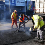 Comenzó la segunda etapa de obras sobre las avenidas Alsina y Almirante Brown